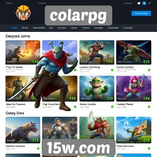 Colarpg oferece variedade de jogos para todos os gostos